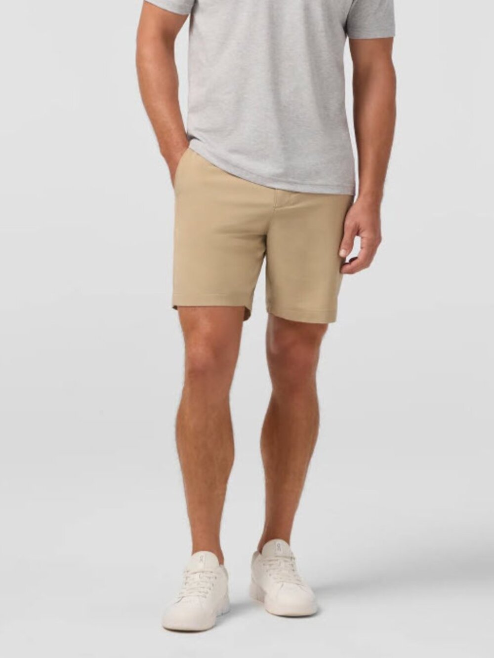 Mizzen Main Relaxed Performance Light Khaki Deck Short